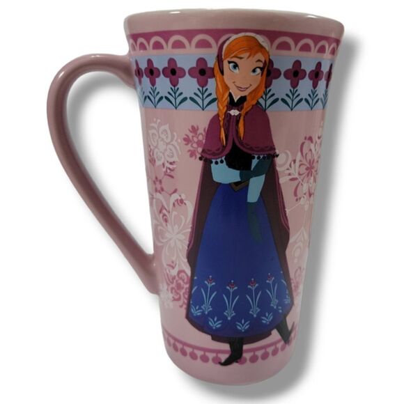 Disney Mug Frozen Mug Anna Of Arendelle 6"in Tall Ceramic Mug Coffee Mug 14fl oz - Picture 4 of 11
